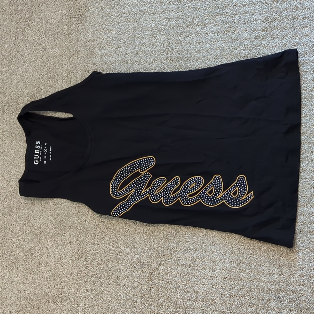 Guess Tank Top Black Size M